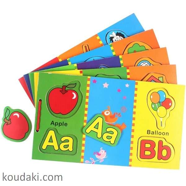 کتاب چوبی مگنتی آموزش حروف انگلیسی