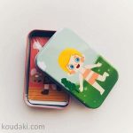 پازل مگنتی جعبه فلزی طرح دختر