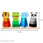 پایه اشکال مونته سوری چهار ستون طرح حیوانات