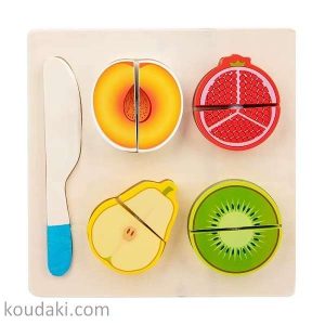 اسباب بازی چوبی مدل برش میوه 2