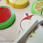 اسباب بازی چوبی مدل برش میوه