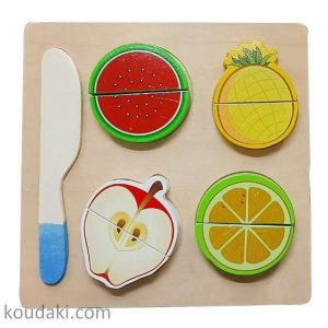 اسباب بازی چوبی مدل برش میوه