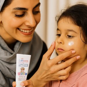 کرم مرطوب کننده صورت و بدن کودک لابورن