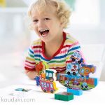 پازل چوبی تعادلی طرح ماشین